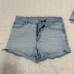American Eagle Outfitters Light Wash Jean Shorts